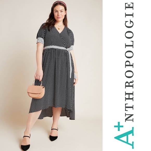 Anthropologie Dresses & Skirts - Anthropologie Maeve Breanna Polka Dot Wrap Dress